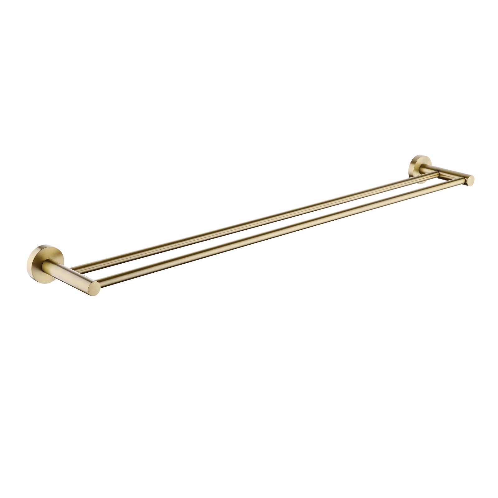 Special Offer! 790mm Pentro Double Towel Rail in Brushed Yellow Gold for Your Bathroom