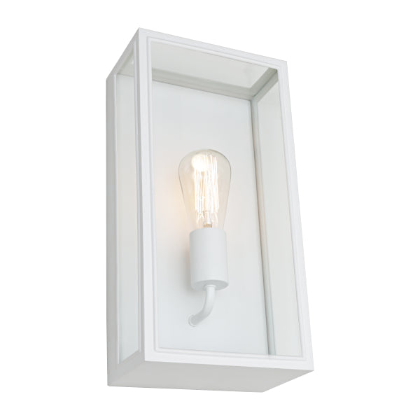 White Chester Exterior Wall Light with 1lt Range