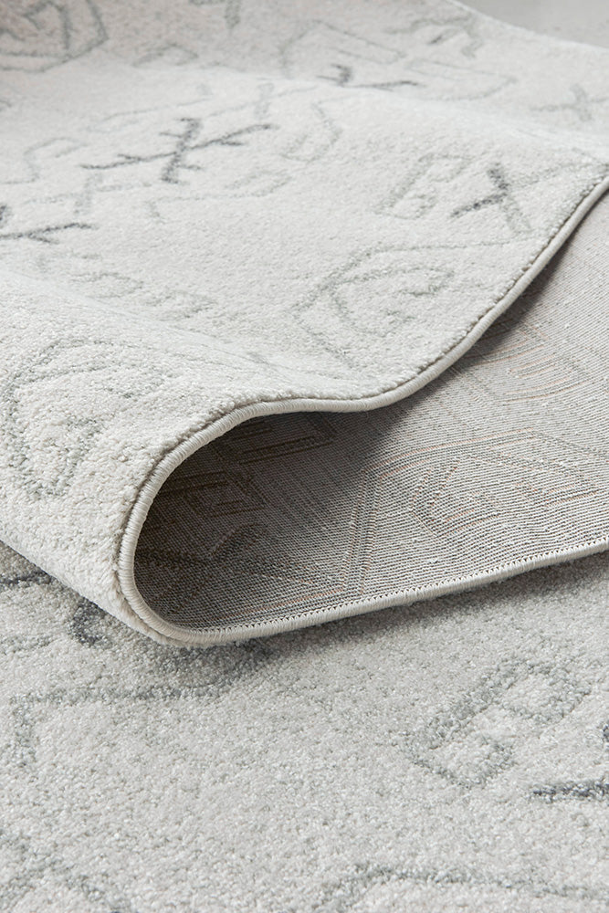 Discount! Turkish Power Loomed Paradise Cala Grey Runner Rug for Modern Spaces