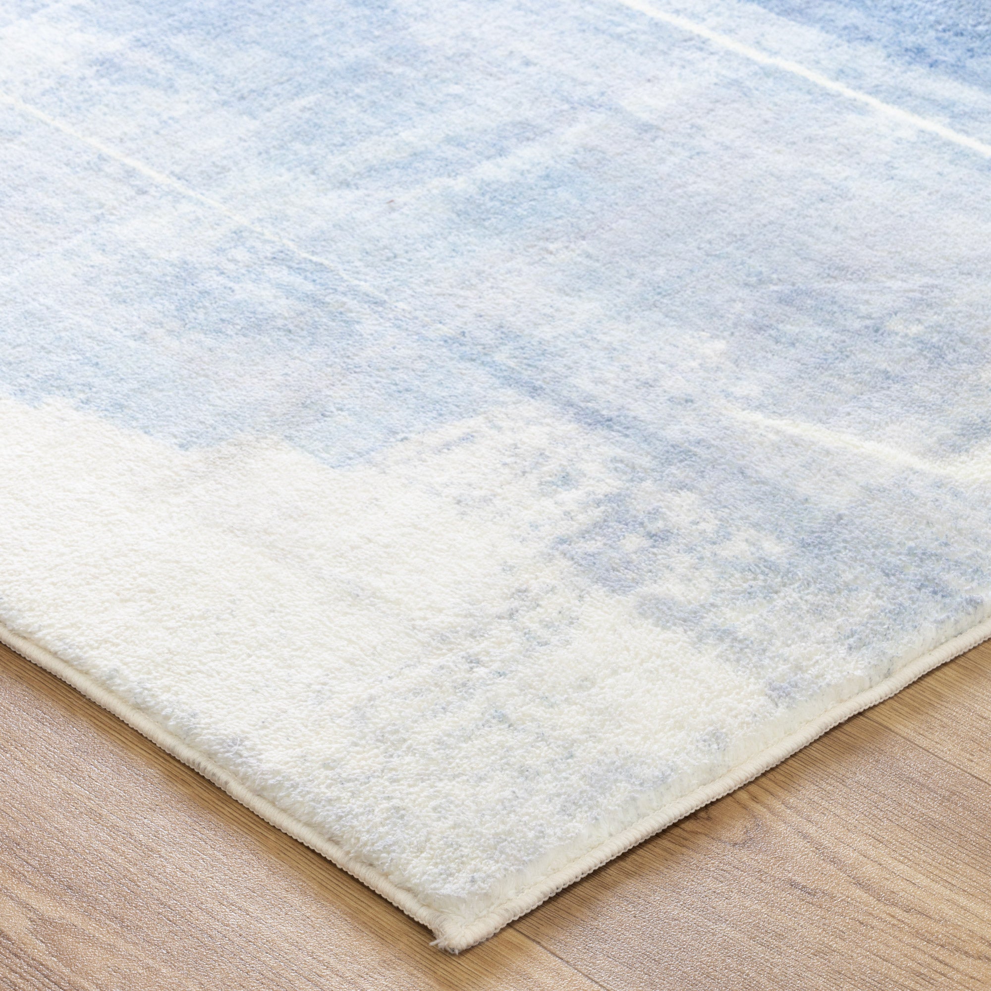 Blue Cloud Abstract Rug - Perfect for Modern Living