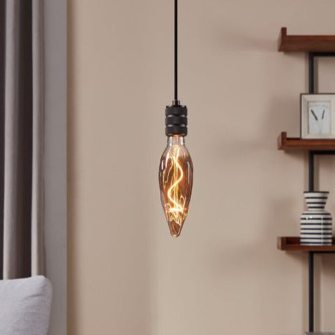 Dimmable LED Filament Candle Light Bulb with E27 Socket