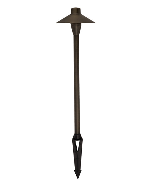 Hot Deal! Rustic Brass/Matte Black Exterior Spike Lights IP54