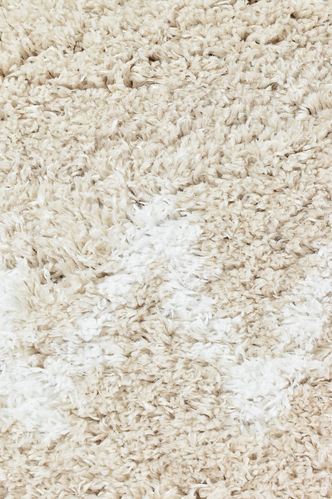 Stylish Cobi Beige 8746A Rug with 60mm Thick Pile