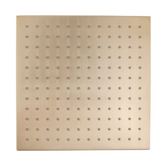 250mm Brushed Yellow Gold Solid Brass Luxury Shower Head by Cavallo