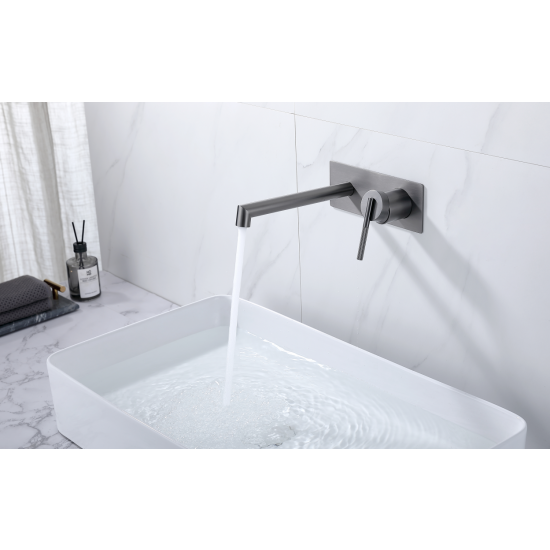 Get This Stylish CADDENCE Bathroom Mixer with Brushed Nickel Spout