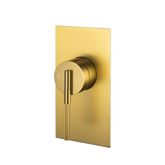 Brushed Gold CADDENCE Wall Mixer - Durable & Stylish