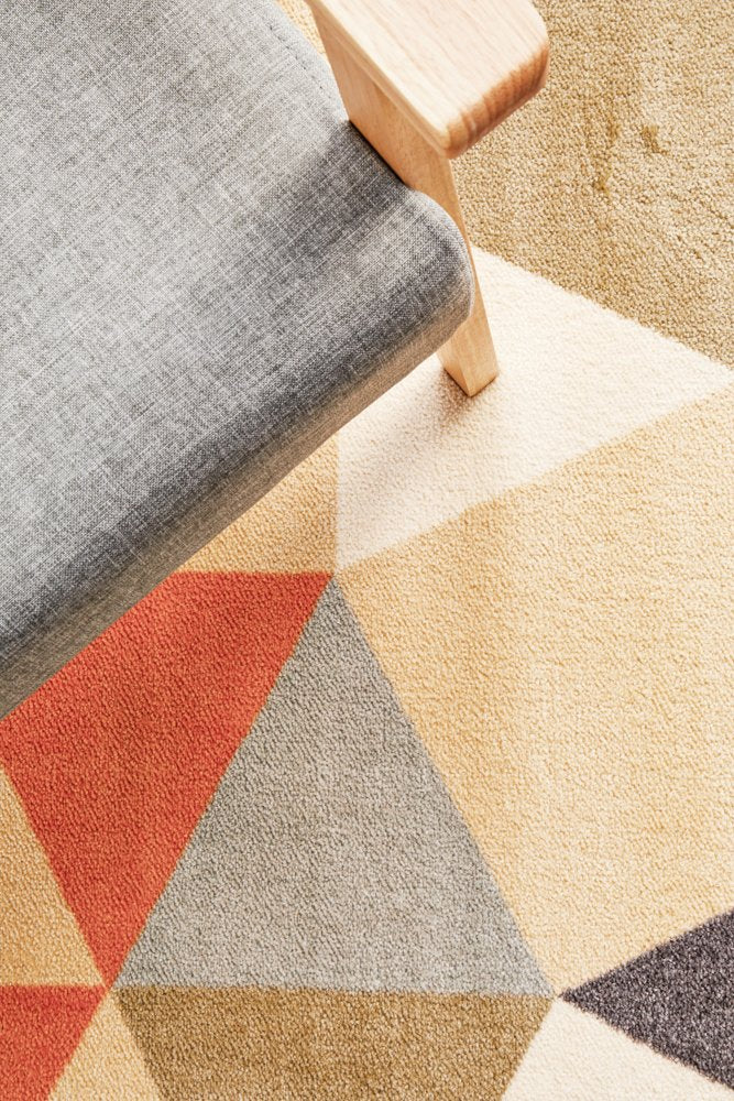 Hot Deal: City 564 Rust Modern Rug