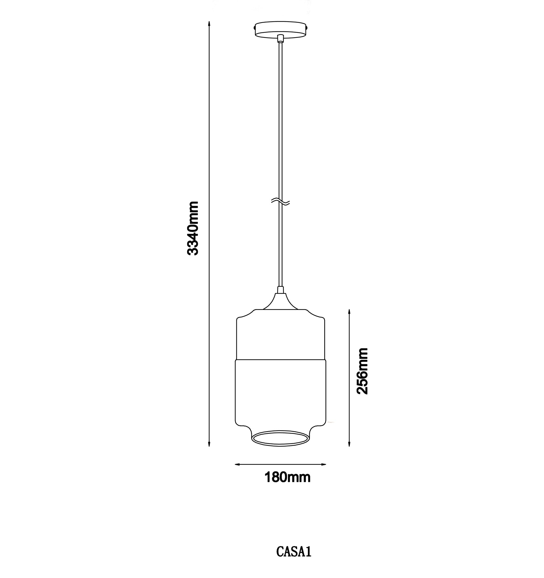 Hot Sale! Interior White and Amber Jar-Shaped Single Pendant Light