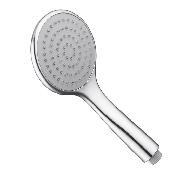 Hot Deal! PAVIA Chrome Shower Rail with Round Handheld Shower