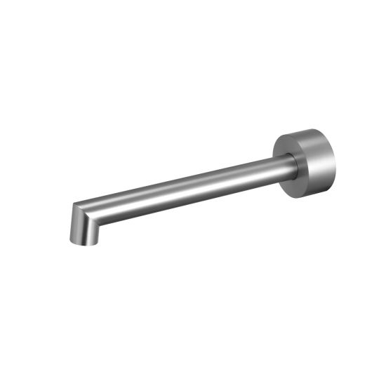 Brushed Nickel Wall-Mounted CADDENCE Bathtub and Basin Spout for Modern Bathrooms