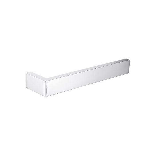200mm Cavallo Chrome Square Single Towel Ring - Durable and Stylish