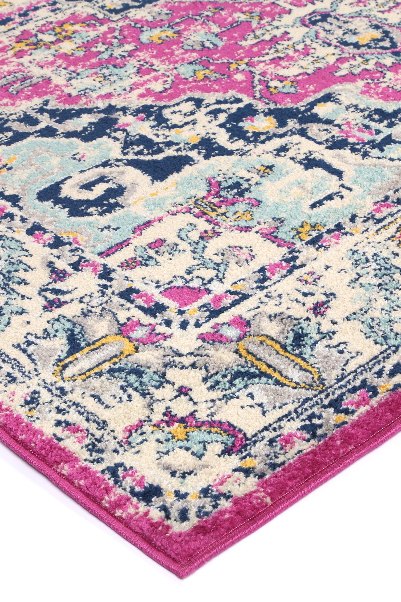 Hot Deal! Palermo Turin Vibrant Pink Rug