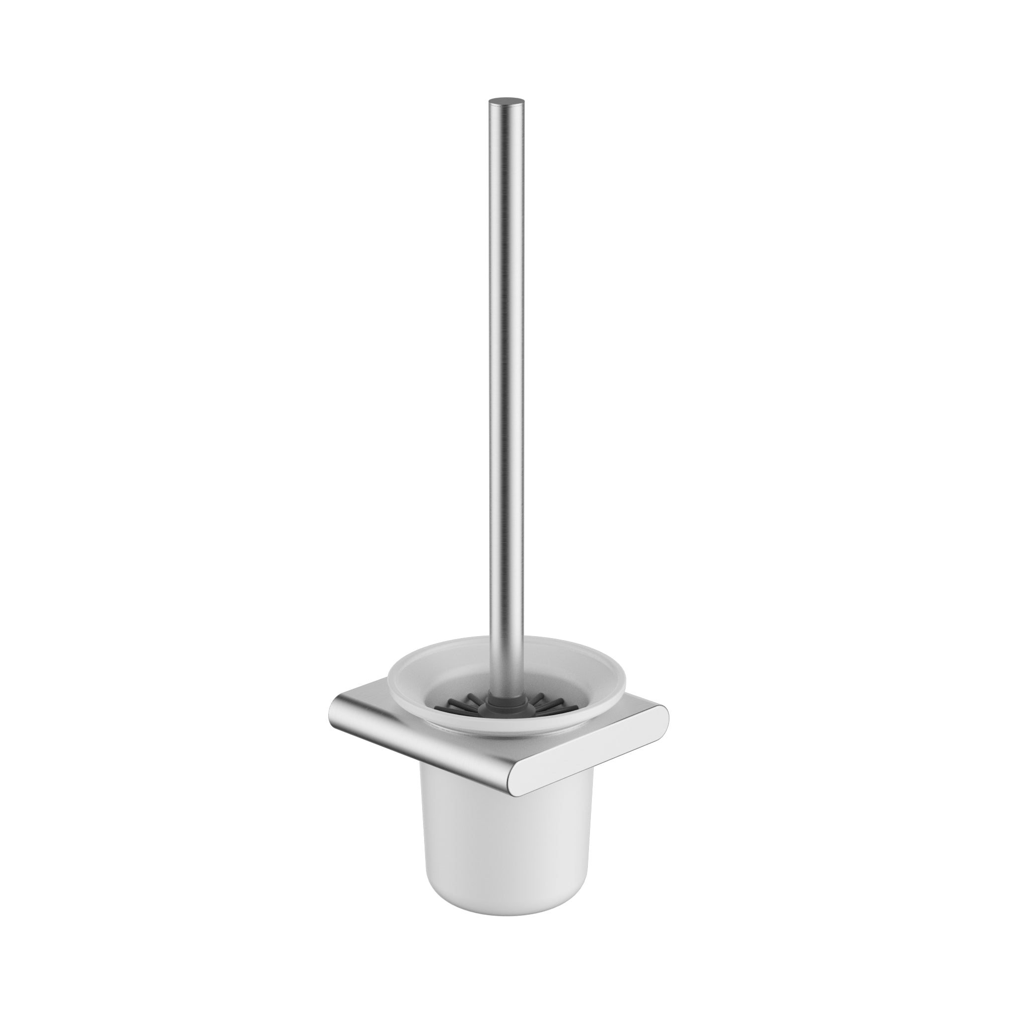 Brush Nickel Cora Toilet Brush Holder - Stylish and Durable