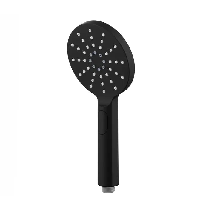 Hot Sale! PAVIA Twin Round Shower on Rail, 250mm, Matte Black with Top Inlet