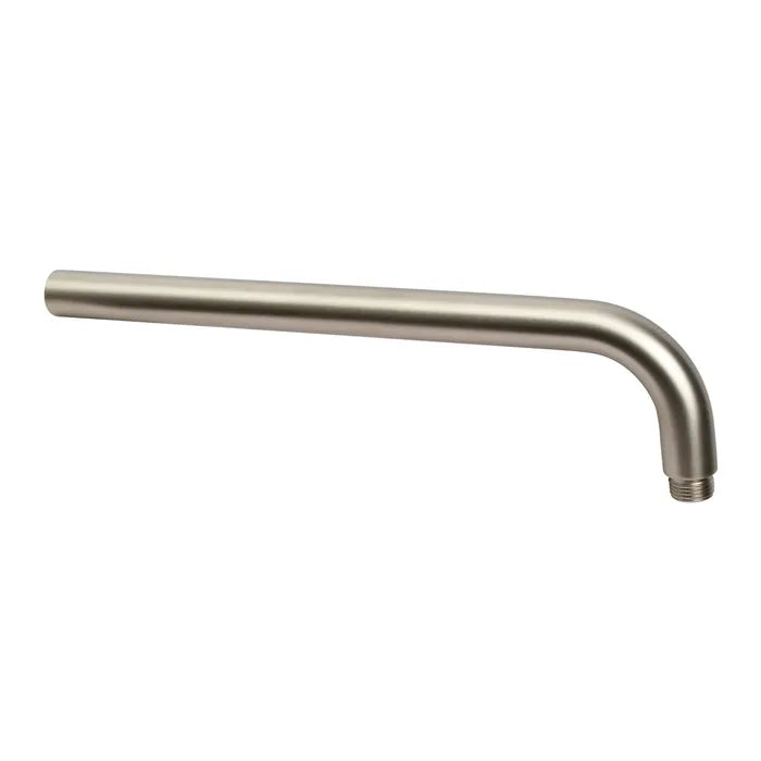 PAVIA 400mm Round Brushed Nickel Straight Wall Arm - Hot Sale!