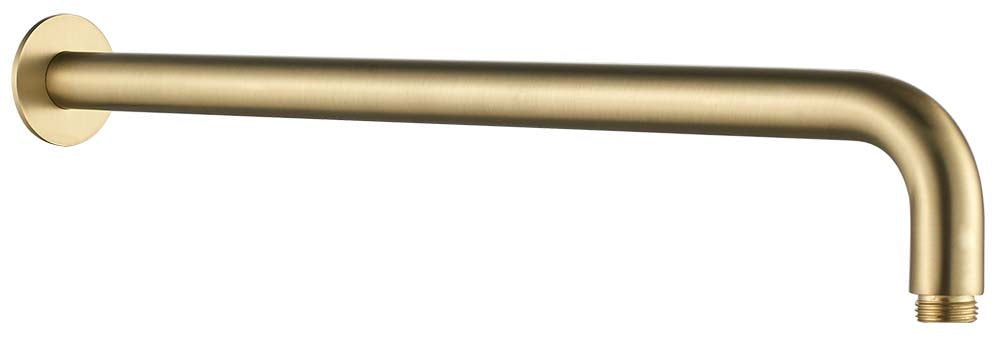 Hot Sale! Stylish Brushed Gold Chris Wall-Mounted Shower Arm for Bathroom Upgrade