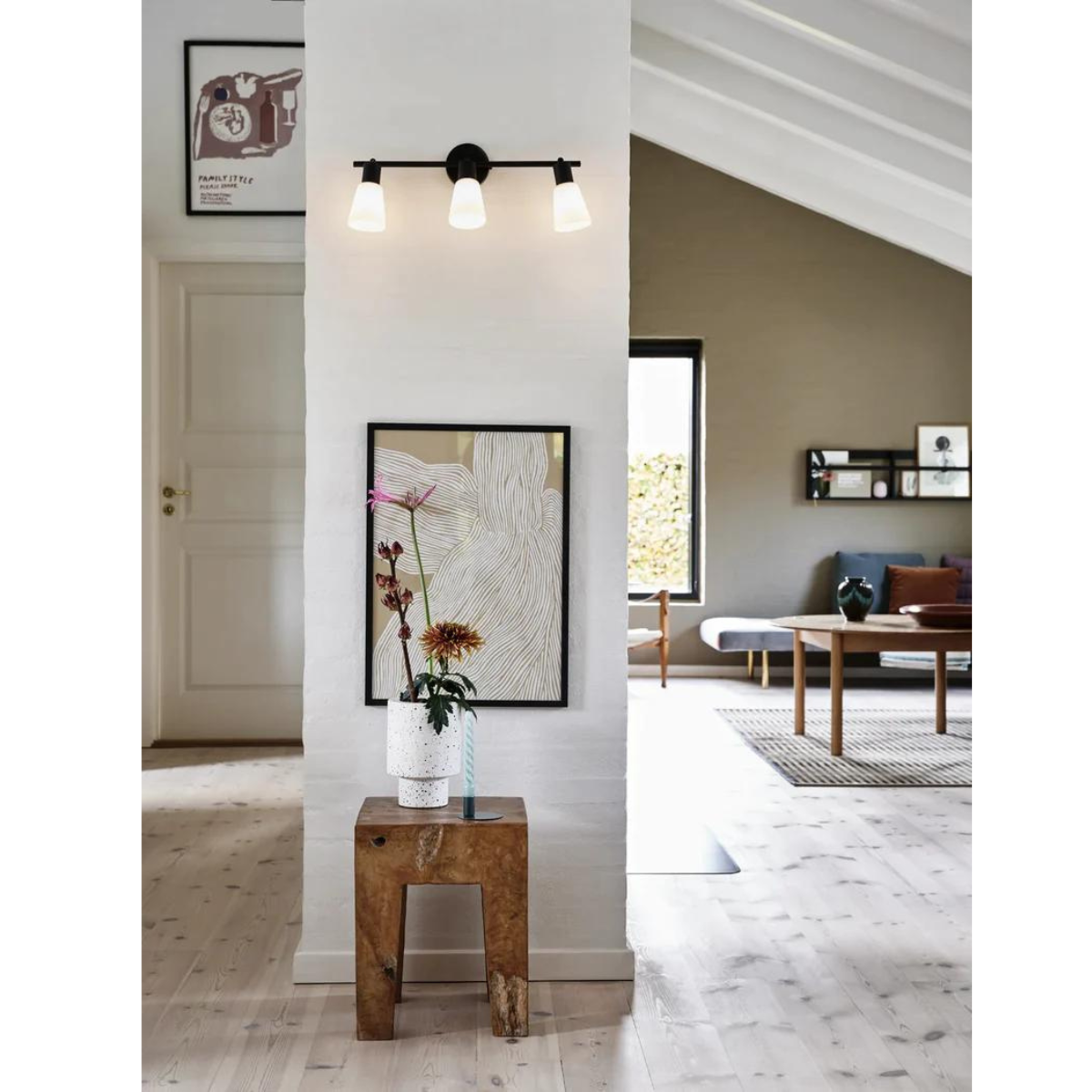 Nordlux Cole 3-Spot Black Spot Light - Minimalist Design with Adjustable Light