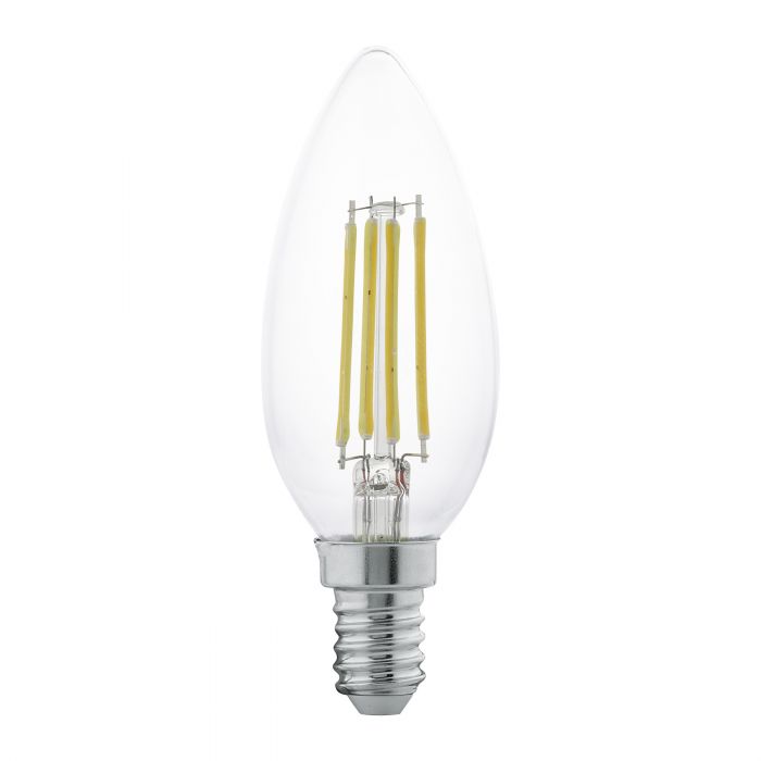 Special Offer: 6-Pack 4W E14 2700K Non-Dimmable LED Candelabra Clear Bulbs