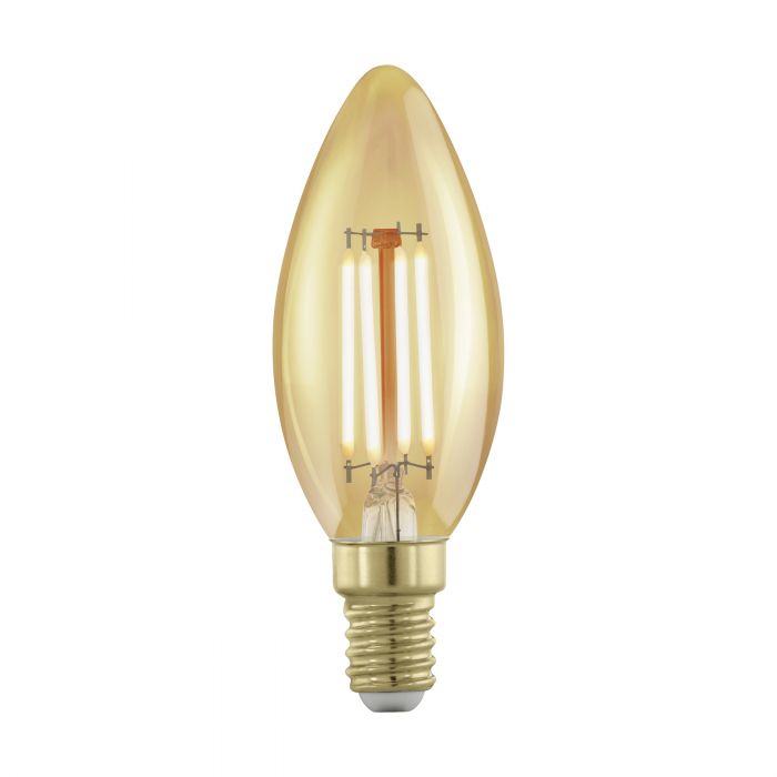 6PCS 4W E14 1700K Dimmable LED Candelabra Bulbs in Golden Age Style