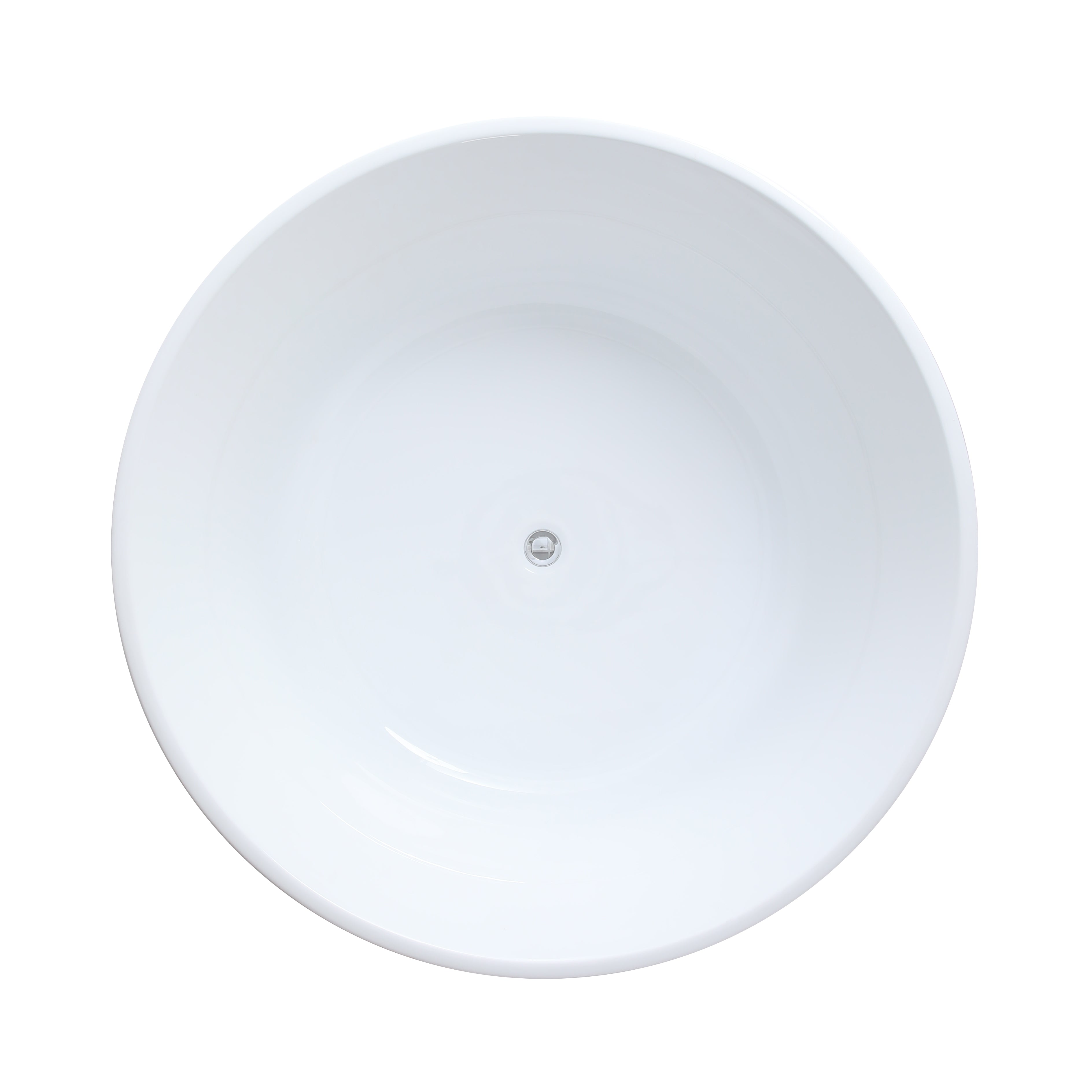 1300mm Matte White Como Freestanding Round Bathtub