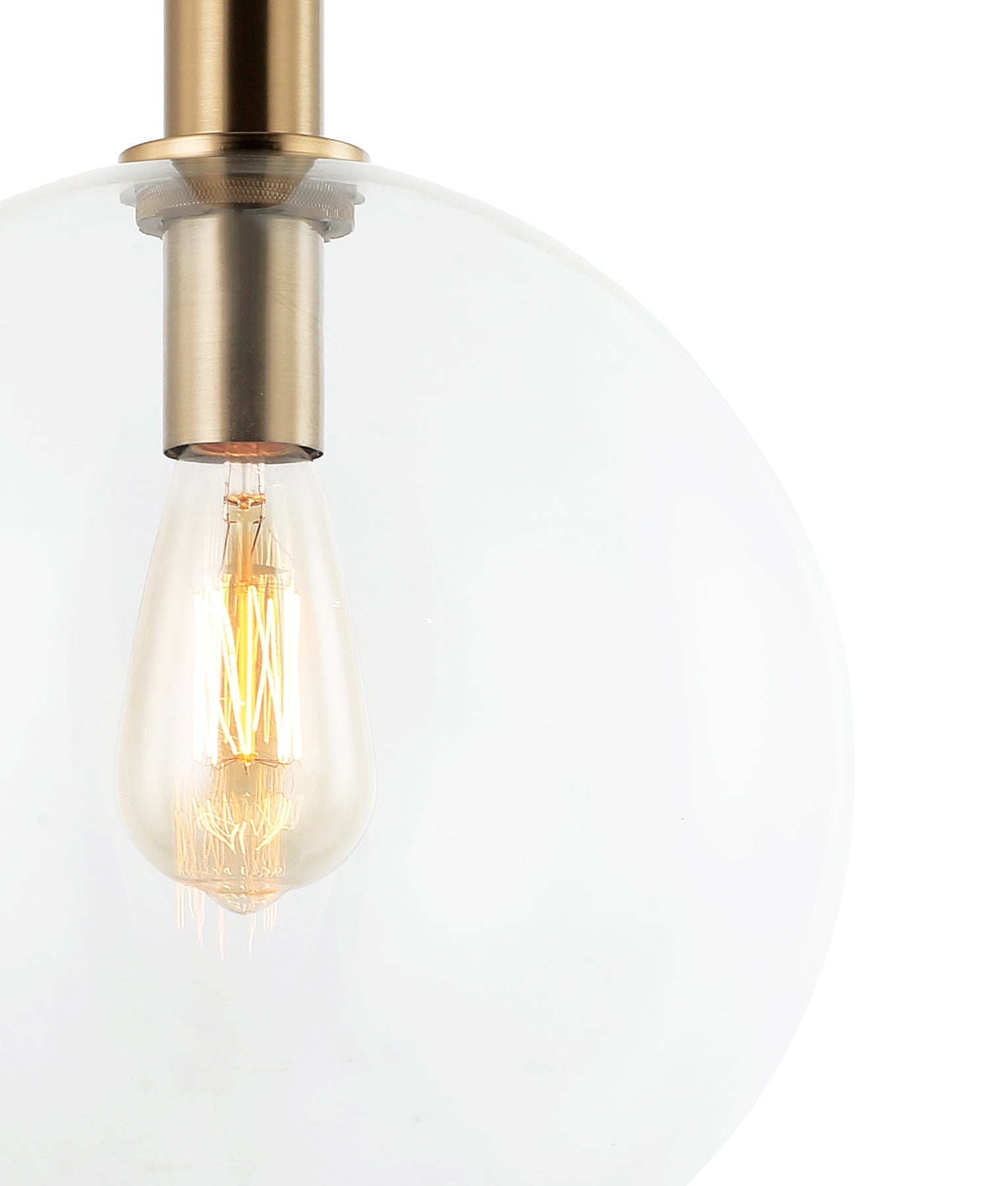 PATERA: Extended Bronze Highlighted Interior Glass Single Pendant Lights