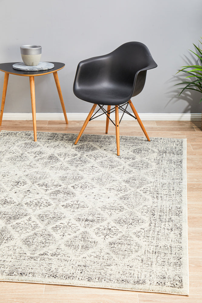 Hot Deal! Century 999 Grey Power - Loomed Polypropylene Rug for Modern Homes