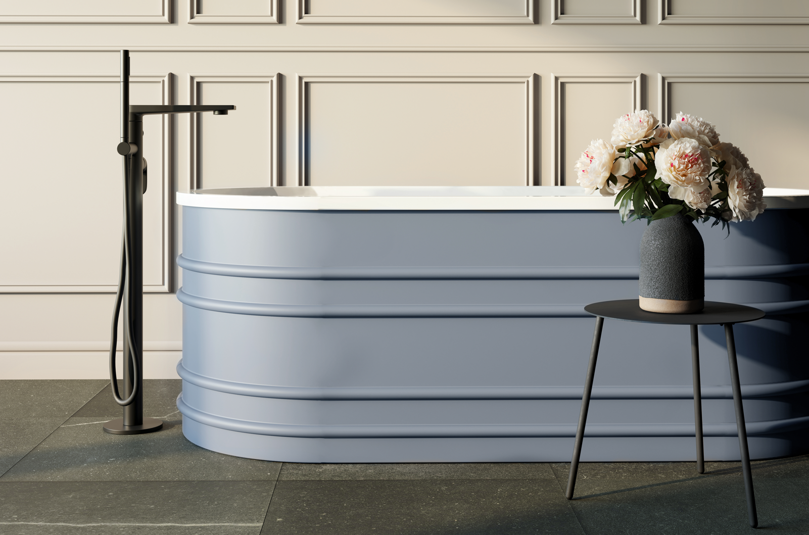 BUCCIANO 1675mm Non-overflow Freestanding Bathtub - Timeless Design for Your Bathroom