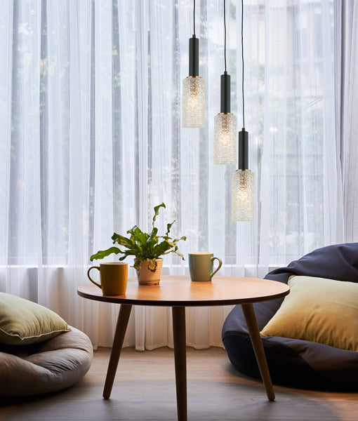 Hot Sale: Interior Oblong Cut Glass Single Pendant Light for Indoor Use