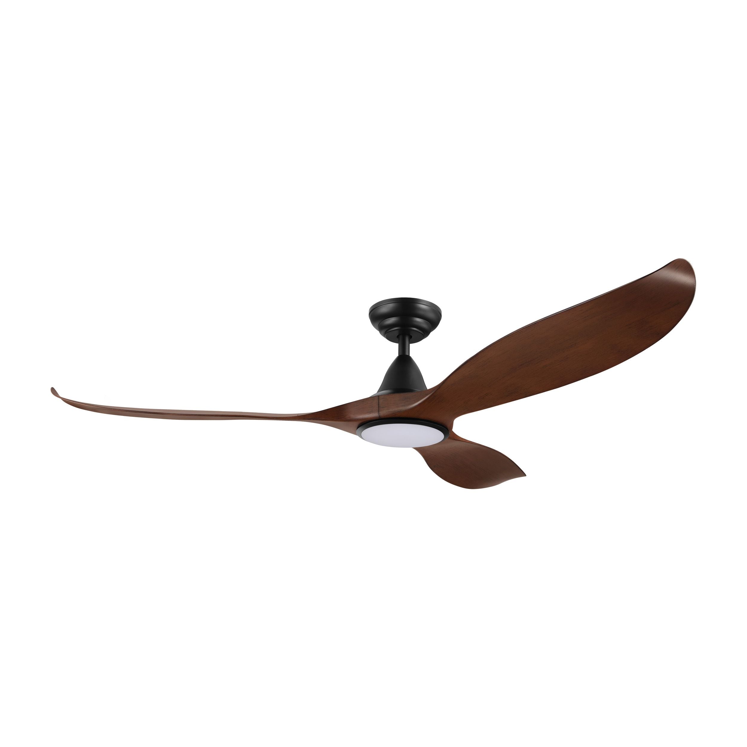 Hot Sale! NOOSA Ceiling Fan with Light in Aged ELM Black Design
