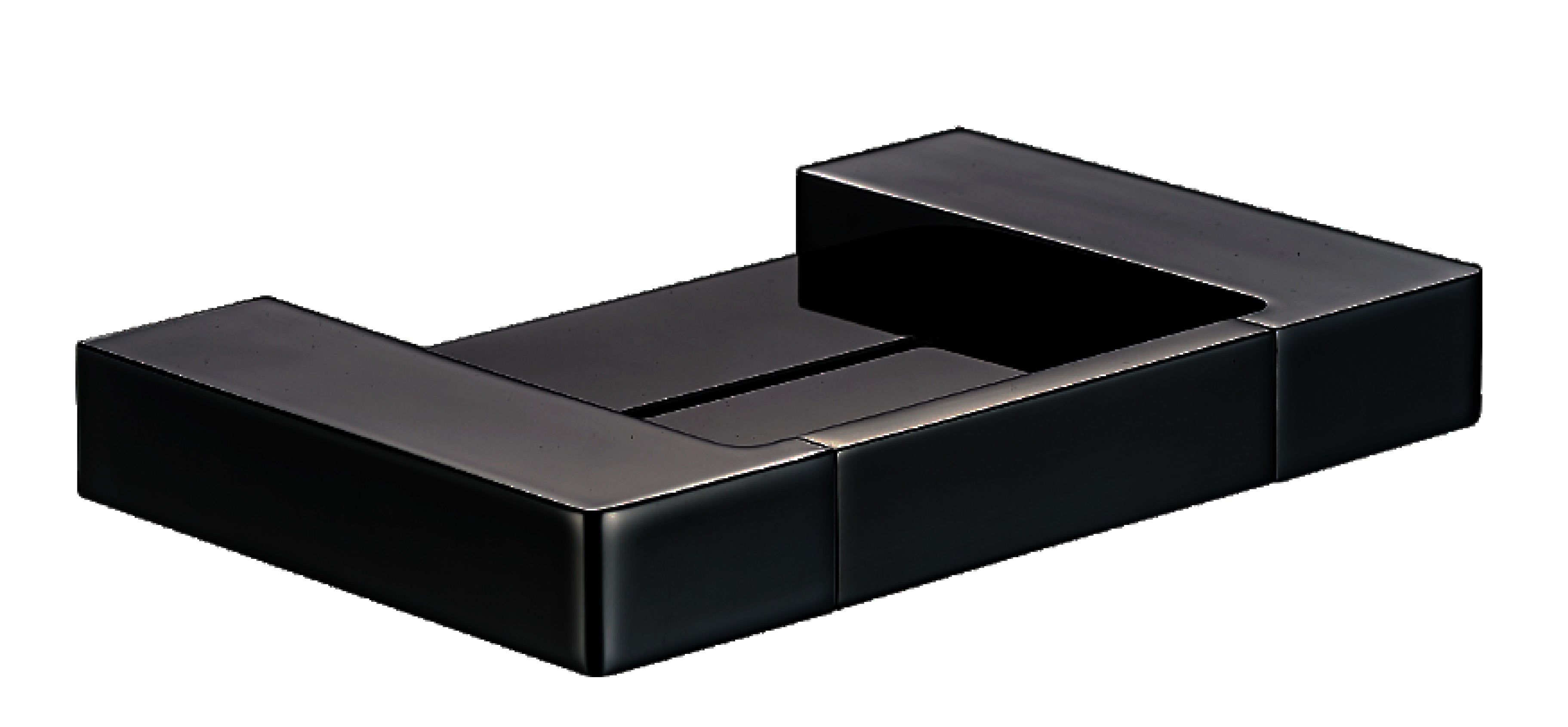Hot Deal! Matte Black Ceramic Soap Holder