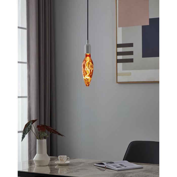 4W Dimmable LED E27 Candle-shaped Bulb with 100 lm Luminous Flux