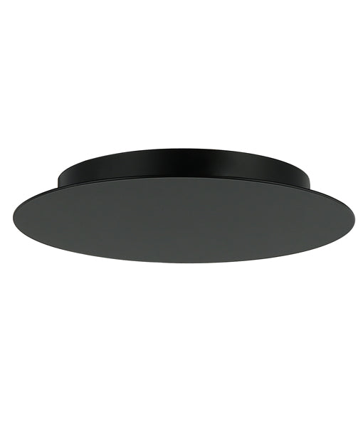 Round Cluster Pendant Canopies with Up to 6 Lights in Matte Black and White