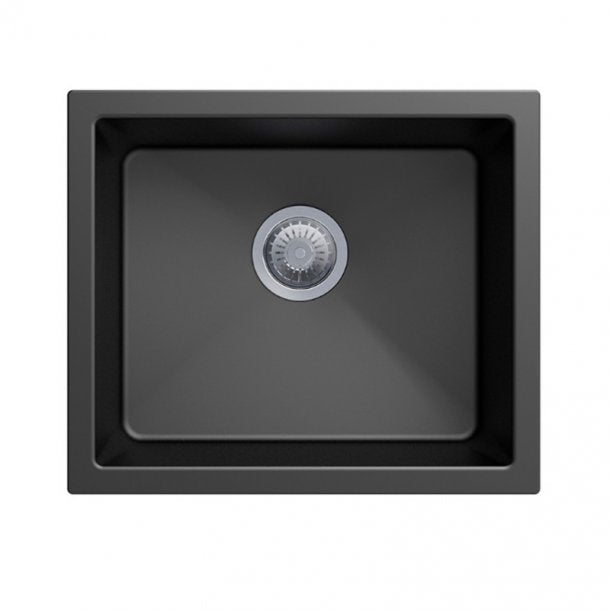 Sale! CARYSIL SALSA Black Granite Kitchen Sink - 533x457mm Ideal for Modern Kitchens