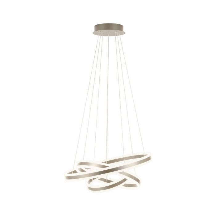 Satined Plastic TONARELLA 14 Champagne Pendant Light