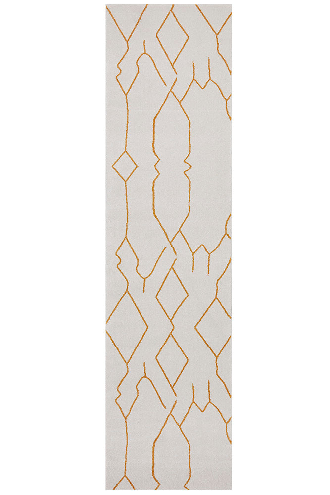 Turkish Power - Loomed Paradise Ivy Gold Rug with 10mm Polypropylene Pile
