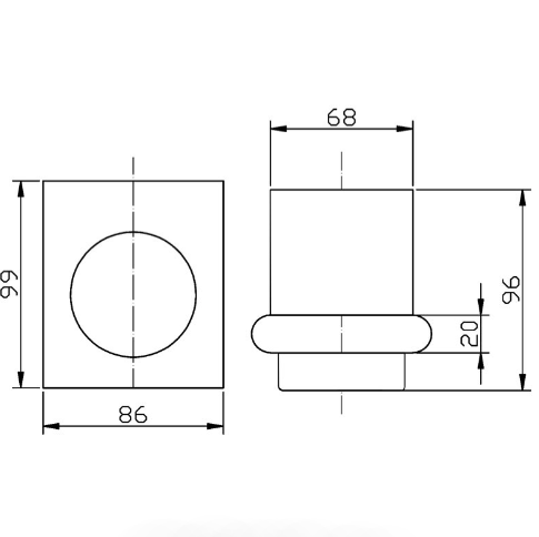 Hot Deal: Matte Black Cora Tumbler Holder