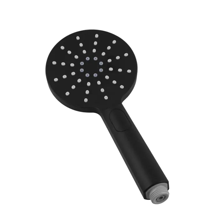 Hot Sale! PAVIA Twin Round Shower on Rail, 250mm, Matte Black with Top Inlet