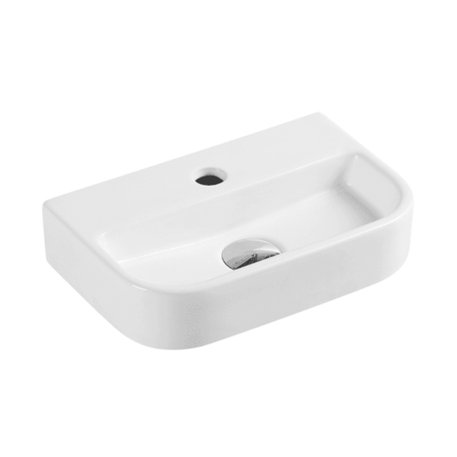 Mini 38 Compact Rectangle Wall-Hung Basin (380x245x80mm)