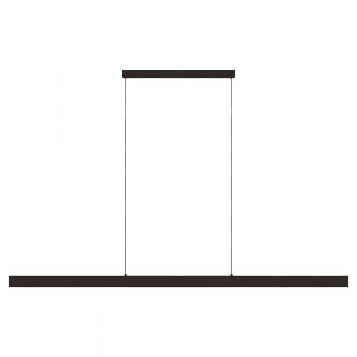 Hot Sale! CLIMENE 2 Black LED Linear Pendant Light for Dining Table or Kitchen Island