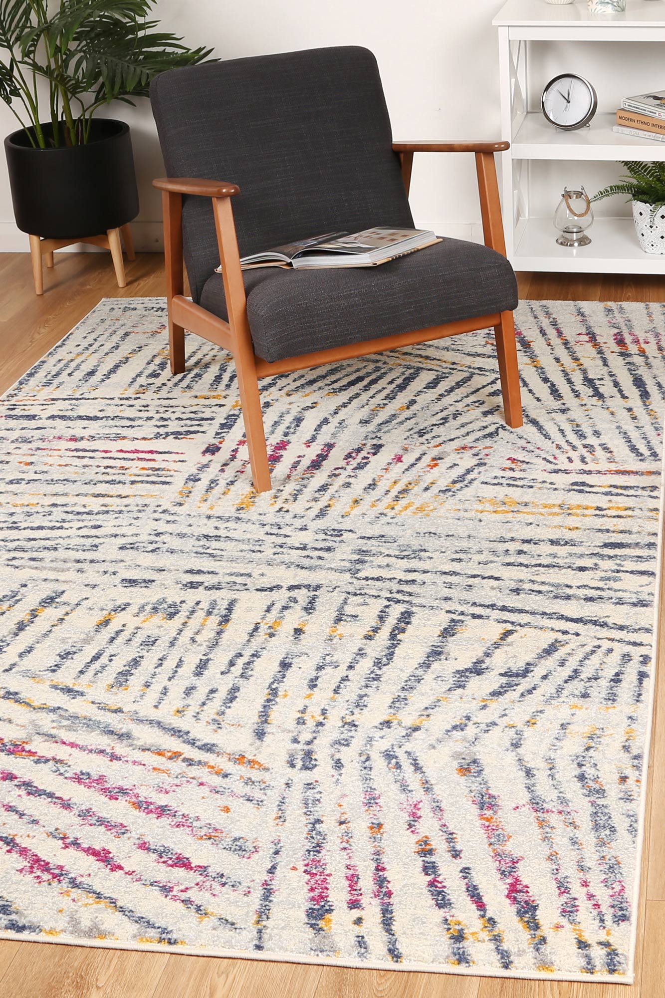 Palermo Pozzallo Durable Cream Power - Loomed Area Rug for Home