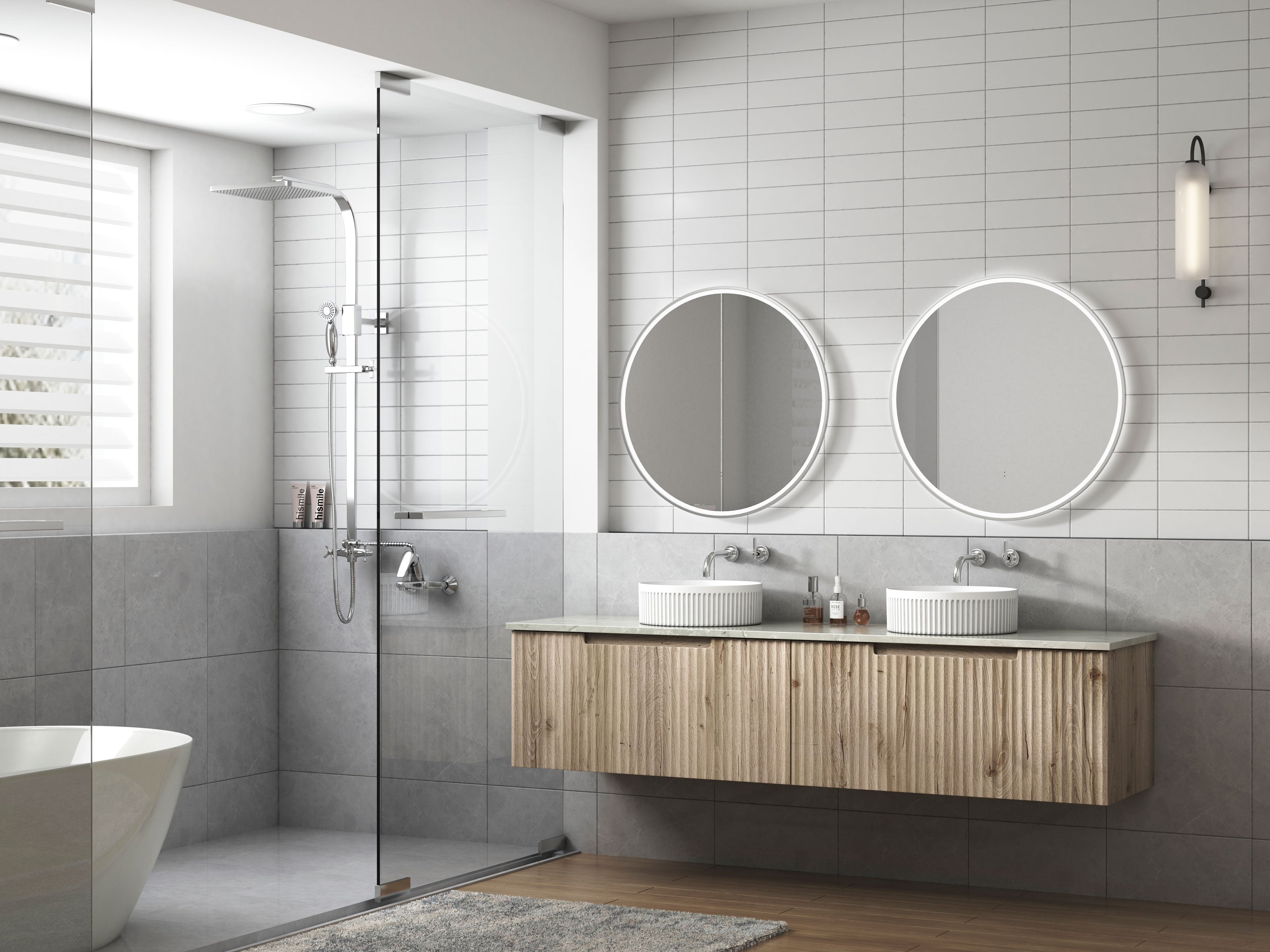 Exclusive CALDER Wall - Hung Vanity in Natural Oak (All Sizes)