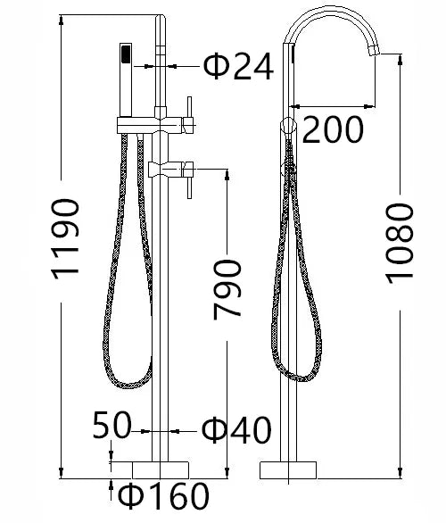 Chrome-finished PAVIA Free - Standing Electric Mixer for Effortless Baking