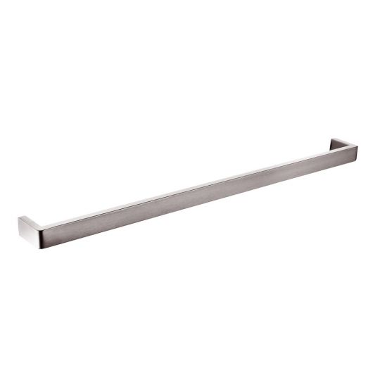 800mm Cavallo Single Towel Rail in Brushed Nickel - Great Deal!