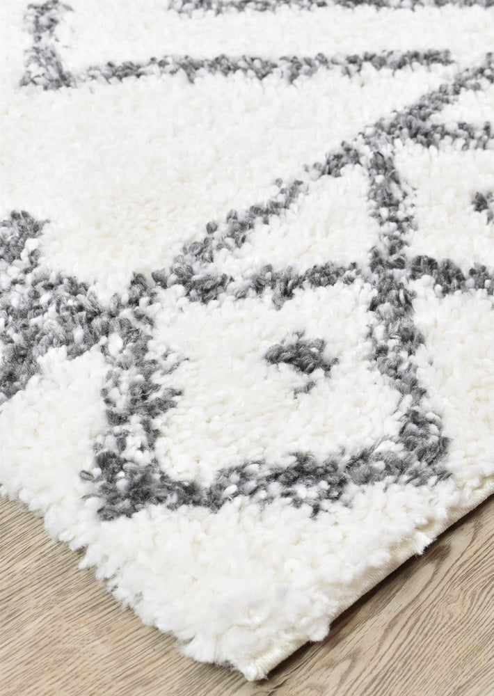 Palermo Machine-Made Shaggy Rug in Dark Grey 0B496A