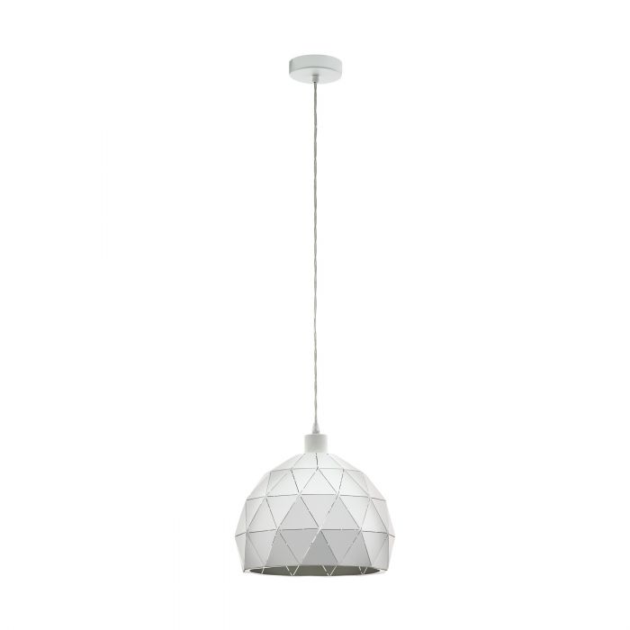 Hot Sale! ROCCAFORTE 54N White Steel Pendant Light for Elegant Lighting