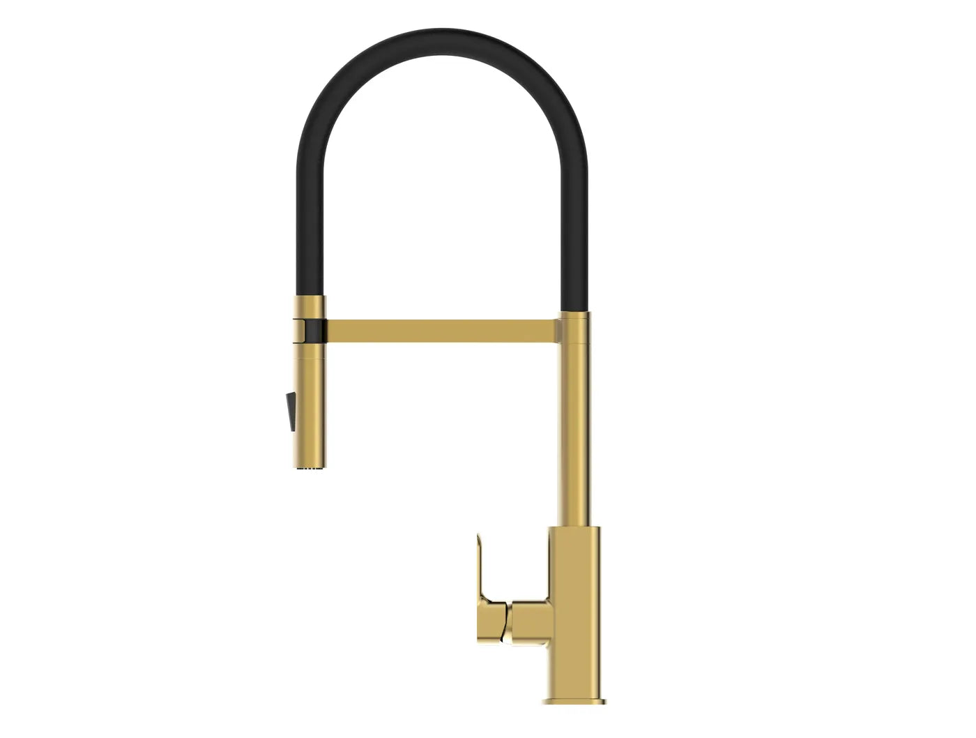 Oskar Brushed Gold Pull-Out Kitchen Sink Mixer with Multi-Functions