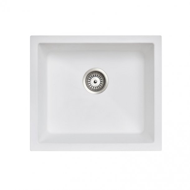White Granite CARYSIL SALSA Kitchen Sink 533x457mm with German Engineering