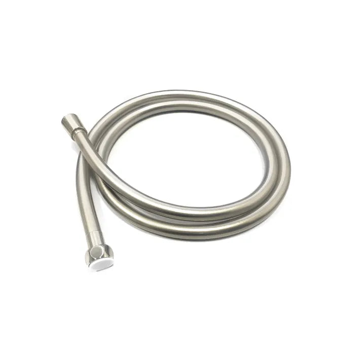 PAVIA Twin Shower Set - Brushed Nickel, 200mm Round Head, Top Inlet (Hot Sale!)