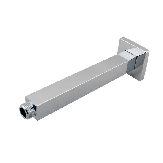 200mm Cavallo Square Chrome Finish Ceiling Shower Arm for Easy Installation