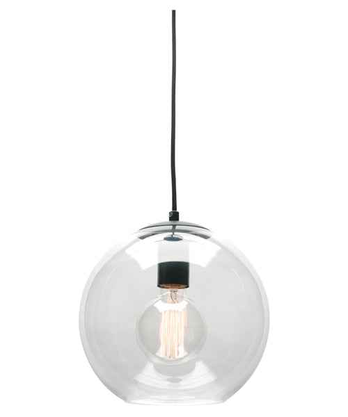 Orpheus Small 1Lt Black Pendant - Ideal Lighting Solution for Your Space